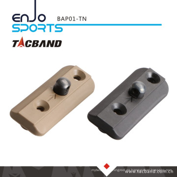 Tacband Tactical Bipod Adaptador para Keymod - con Bipod Stud Tan